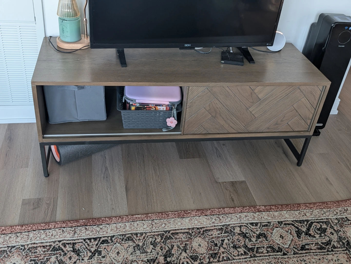 Modern Wood Entertainment Unit - photo 2
