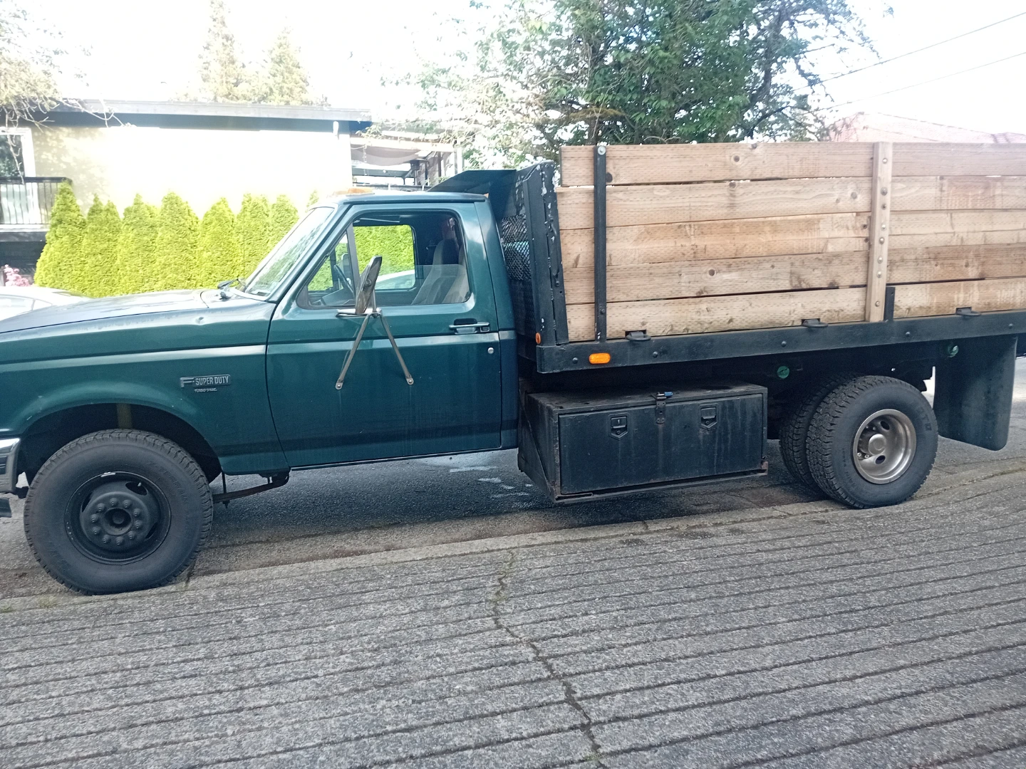 Ford F-Series Super Duty dump box Truck