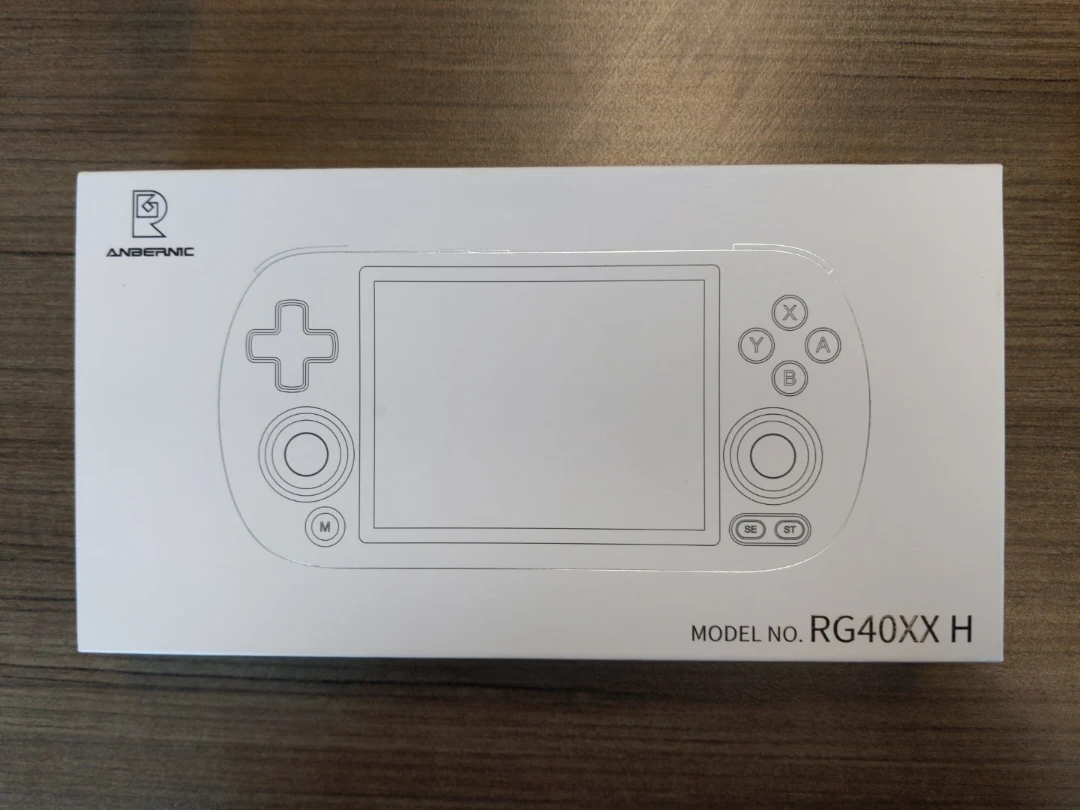 Anbernic RG40XX H handheld game console with screen protector - photo 2