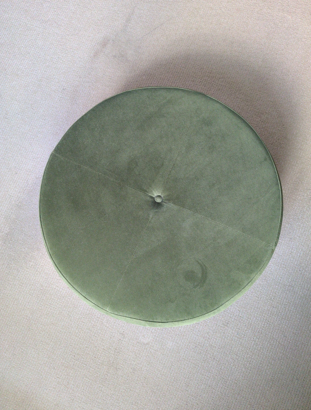 Round Ottoman with Storage - photo 2