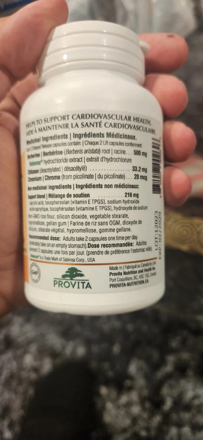 Provita Berberine TPGS 60 V-Caps - photo 2
