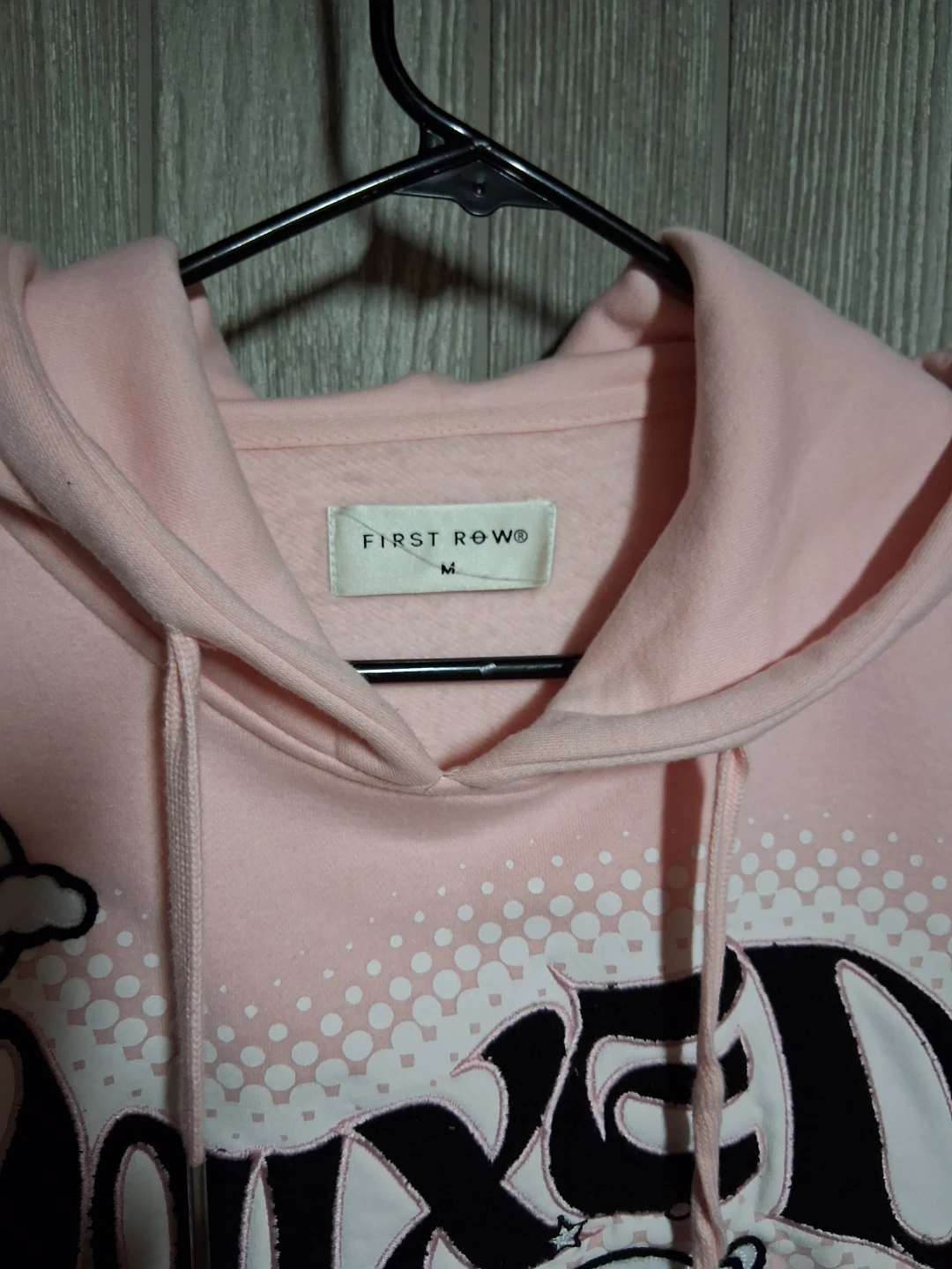 FIRST ROW Pink "Mixed Emotions" Hoodie - Size M - photo 2