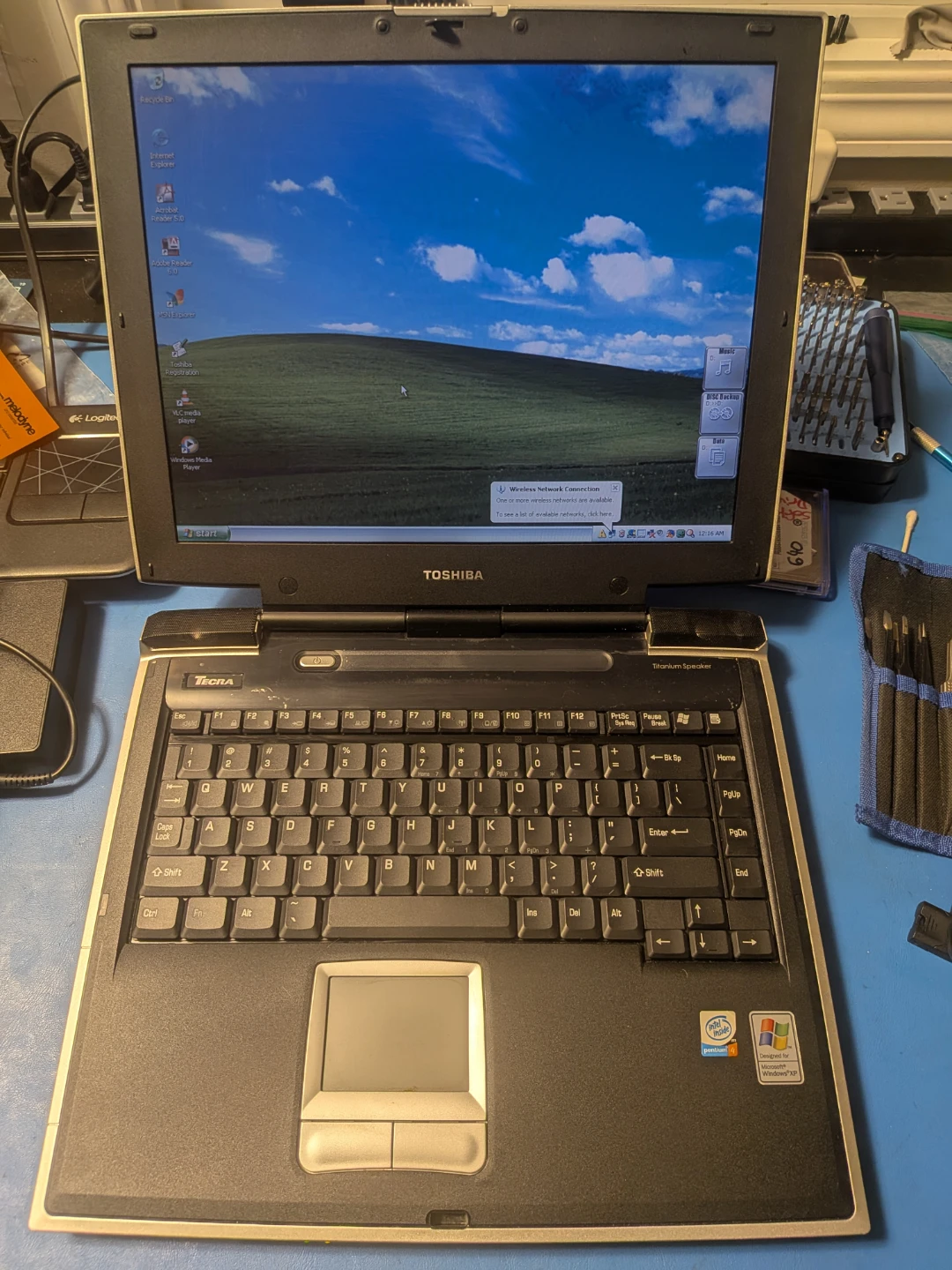 Toshiba Tecra A1 Windows XP Laptop