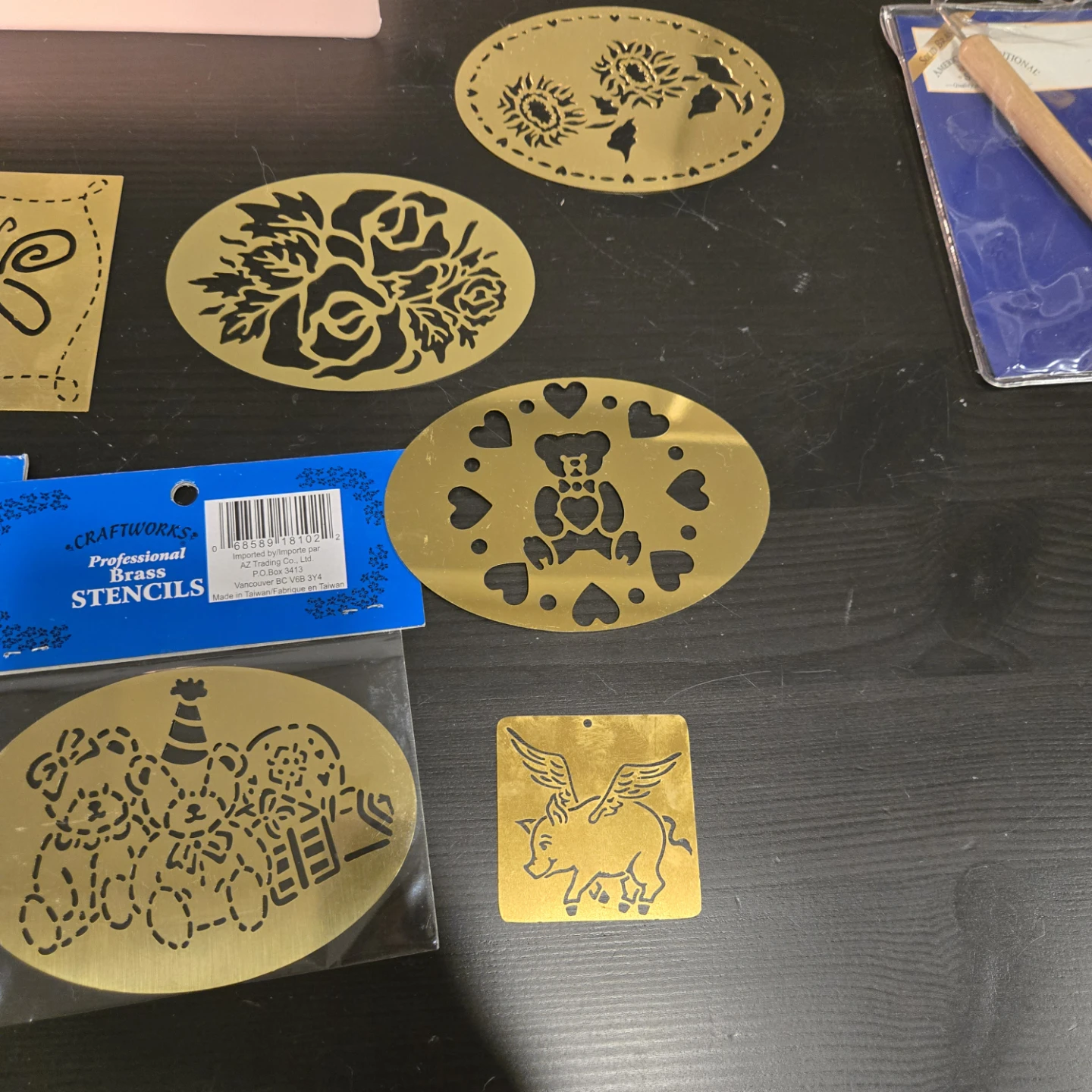 Light table with Brass Stencils - photo 3