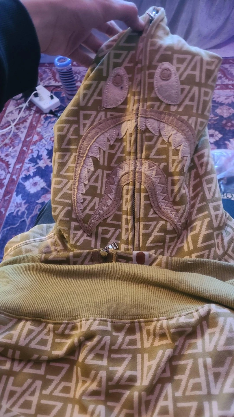 A Bathing Ape Full Zip Hoodie BAPE Camo