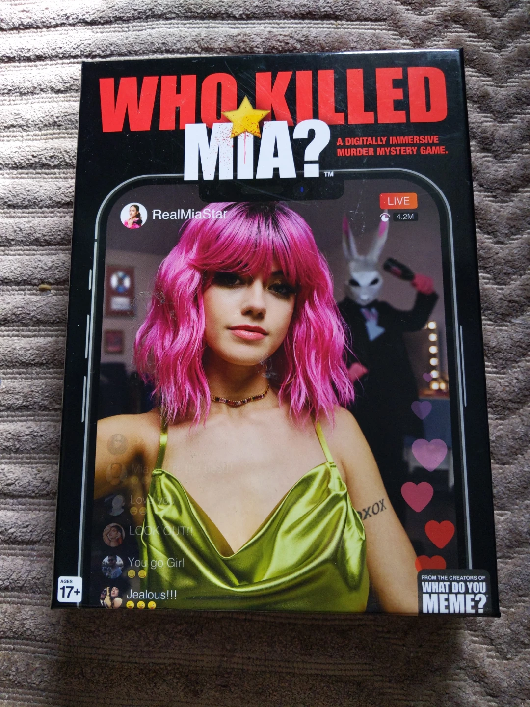 Who Killed Mia? A Digitally Immersive Murder Mystery Game