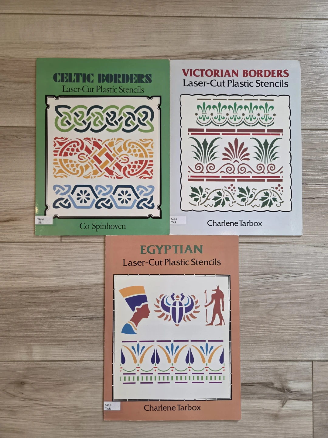 Victorian, Celtic, and Egyptian Laser-Cut Plastic Stencils