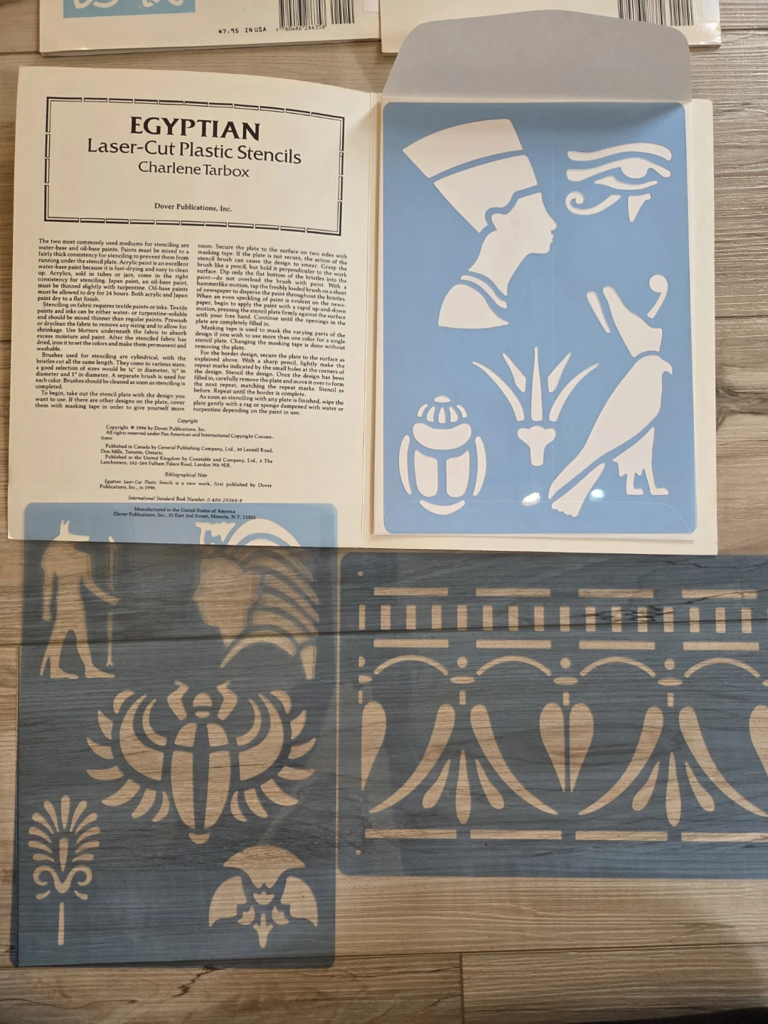 Victorian, Celtic, and Egyptian Laser-Cut Plastic Stencils - photo 4
