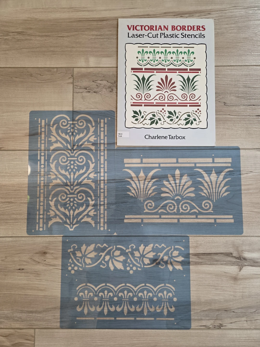 Victorian, Celtic, and Egyptian Laser-Cut Plastic Stencils - photo 5
