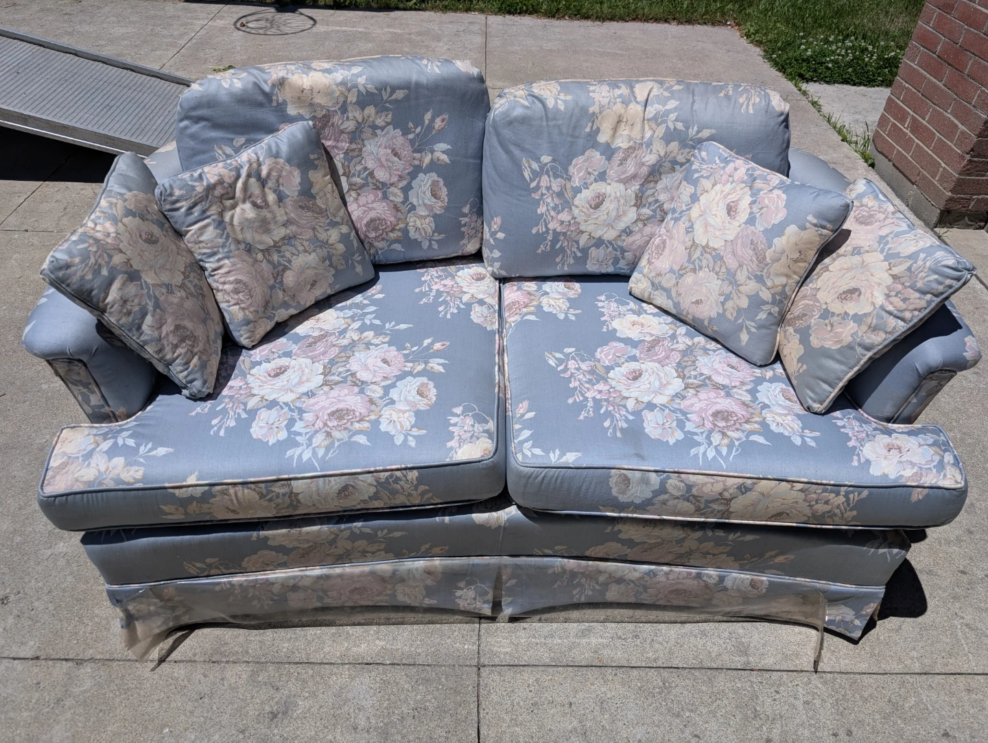 Floral Loveseat Sofa