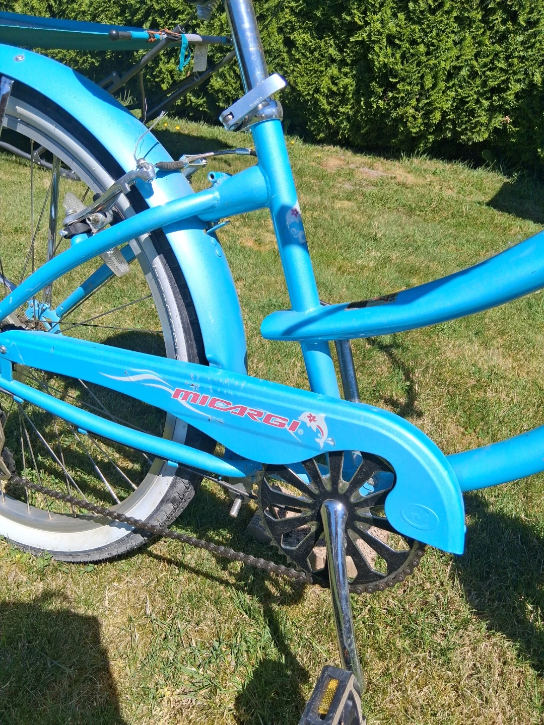Blue Micargi Beach Cruiser Bicycle - photo 2