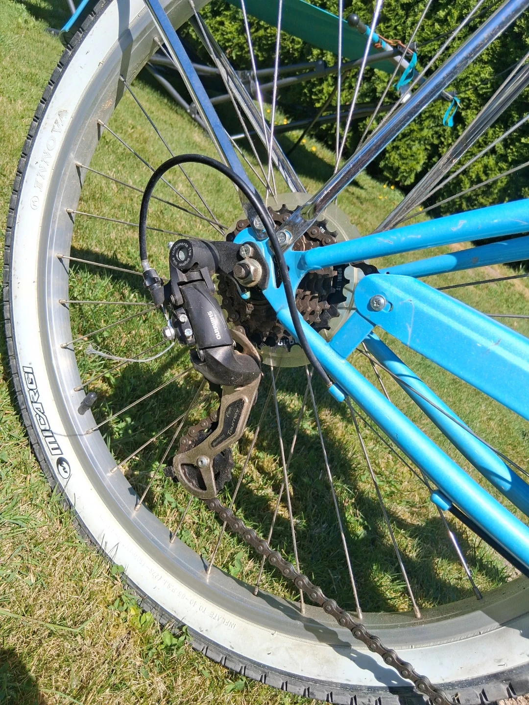 Blue Micargi Beach Cruiser Bicycle - photo 3