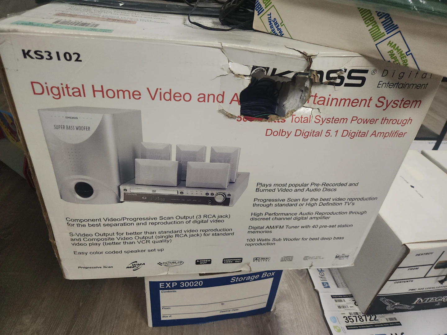 Koss KS3102 Digital Home Video and Entertainment System