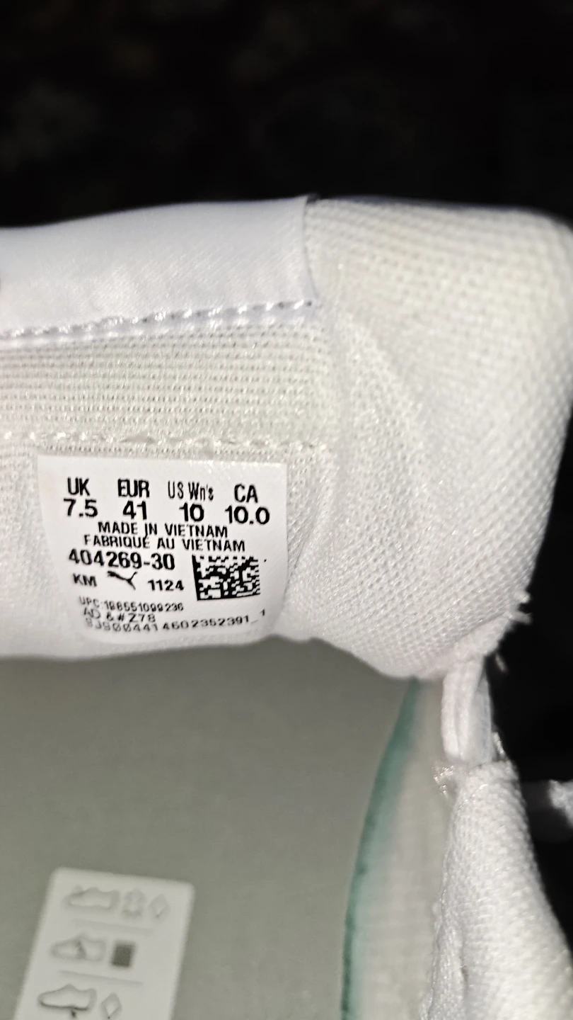 Puma Women's White Sneakers Size 10 CA - photo 3