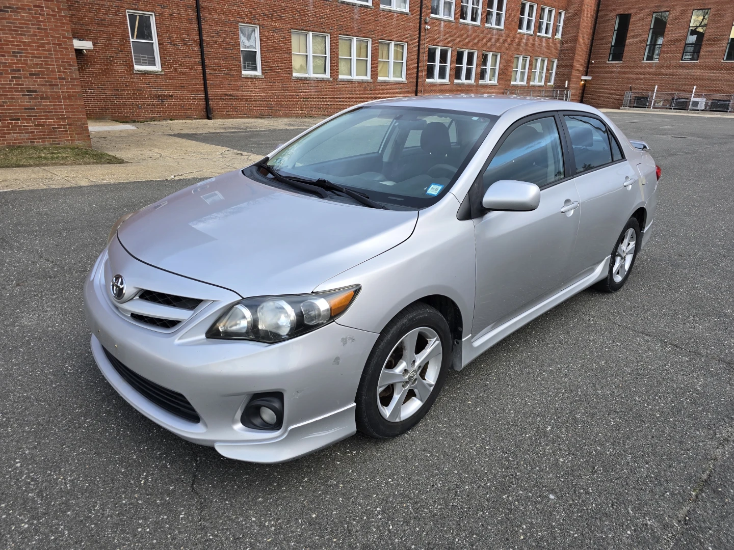 Silver Toyota Corolla S Sedan