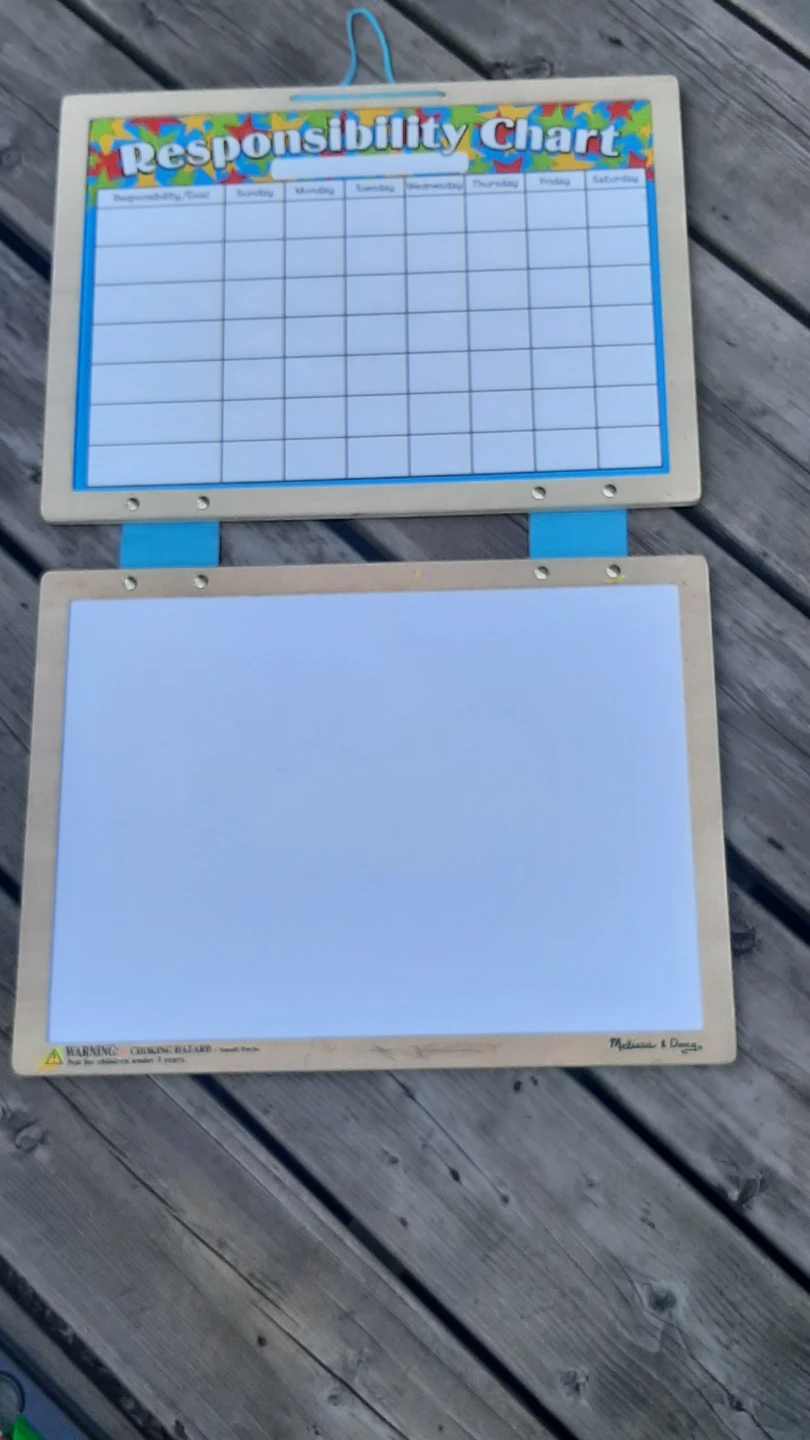 Melissa & Doug Responsibility Chart and Whiteboard Set
