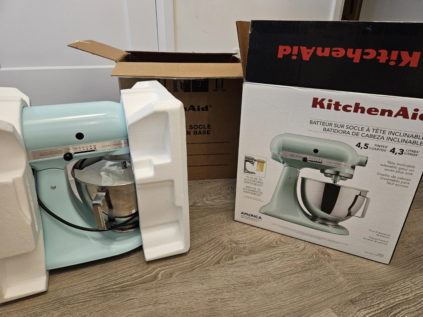 KitchenAid Ultra Power Plus 4.5-Quart Stand Mixer - Ice - photo 4