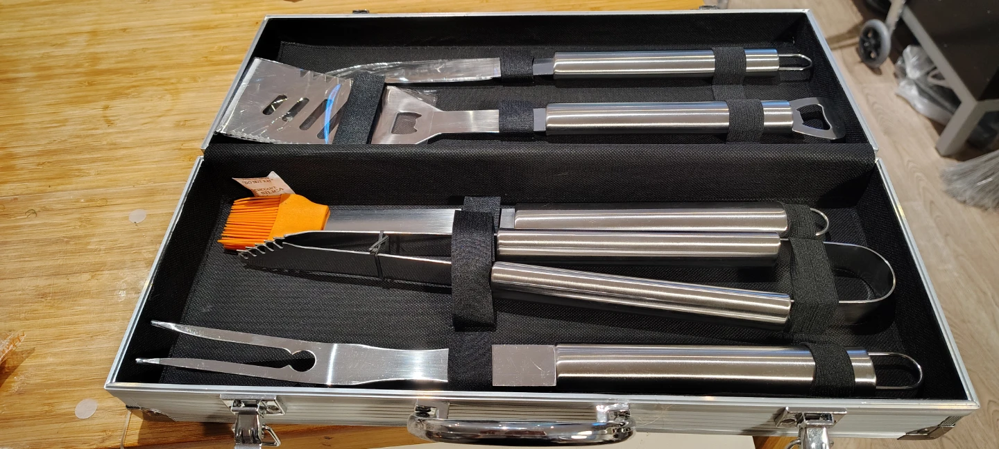 BBQ Tool Set in Aluminum Case