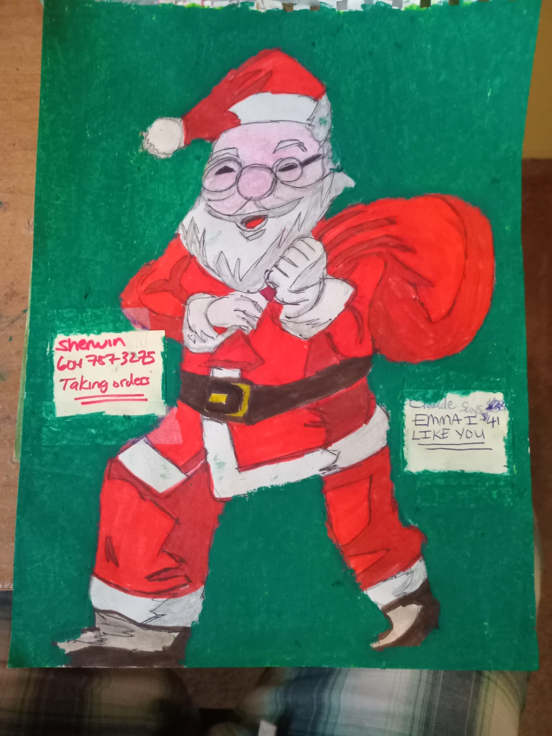Santa Clause Update Drawing by Custom Artist - photo 4
