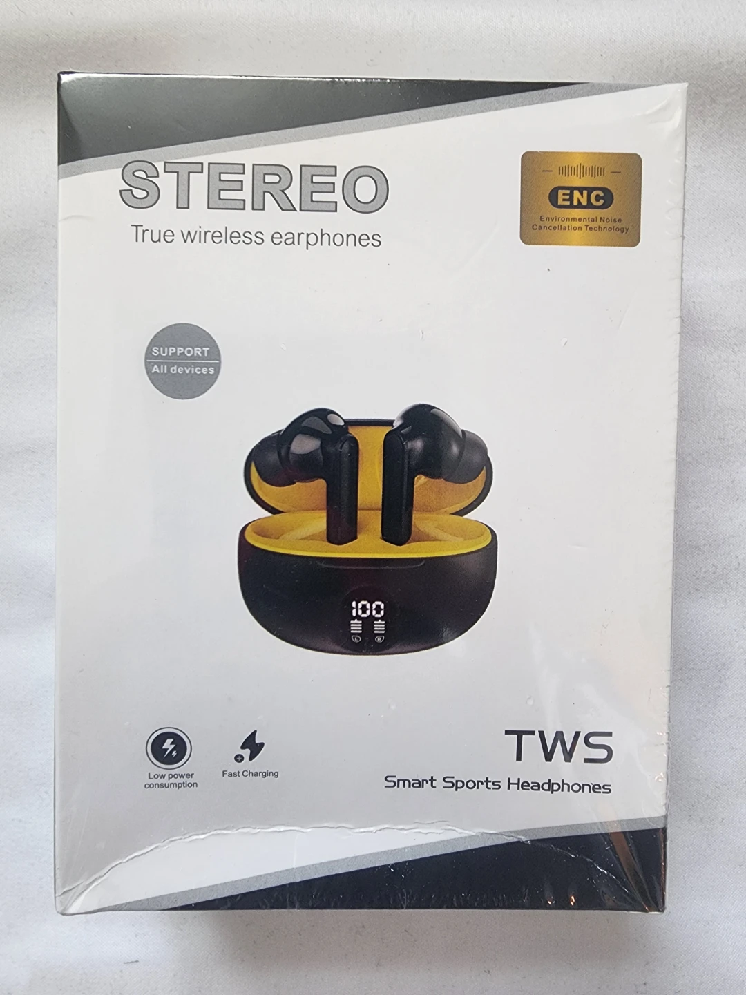 ⚽ Wireless Bluetooth Earbuds  Noise Cancelling Earphones