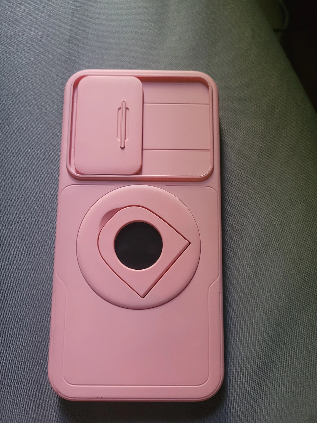 Pink Phone Case with Sliding Camera Cover