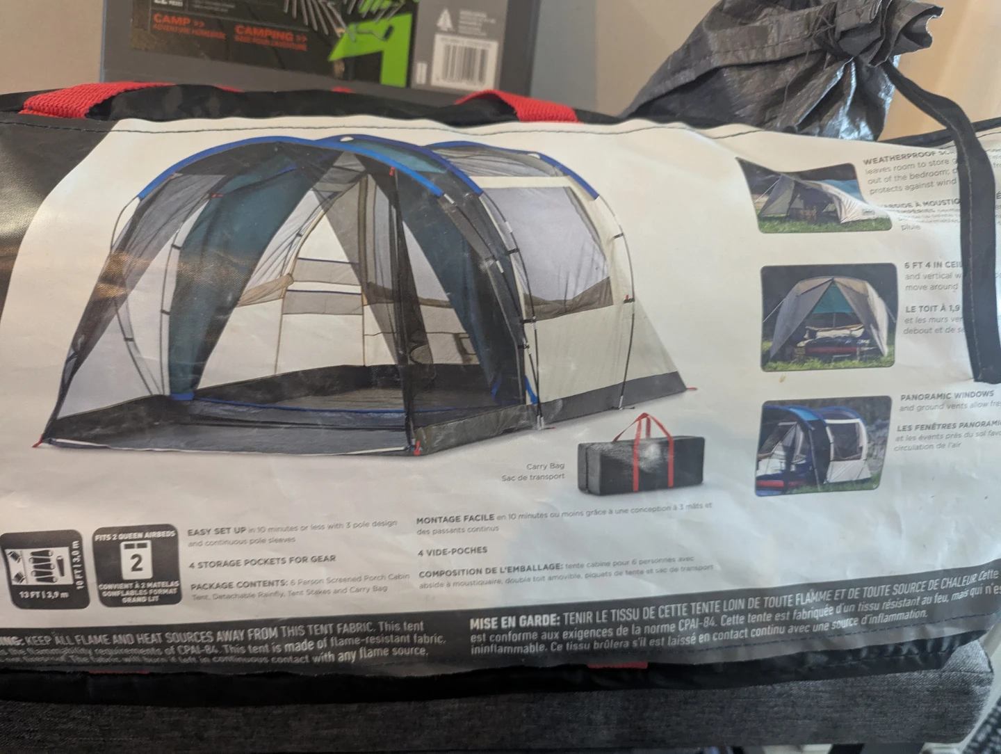 Coleman 6 Person Screened Porch Cabin Tent - photo 2
