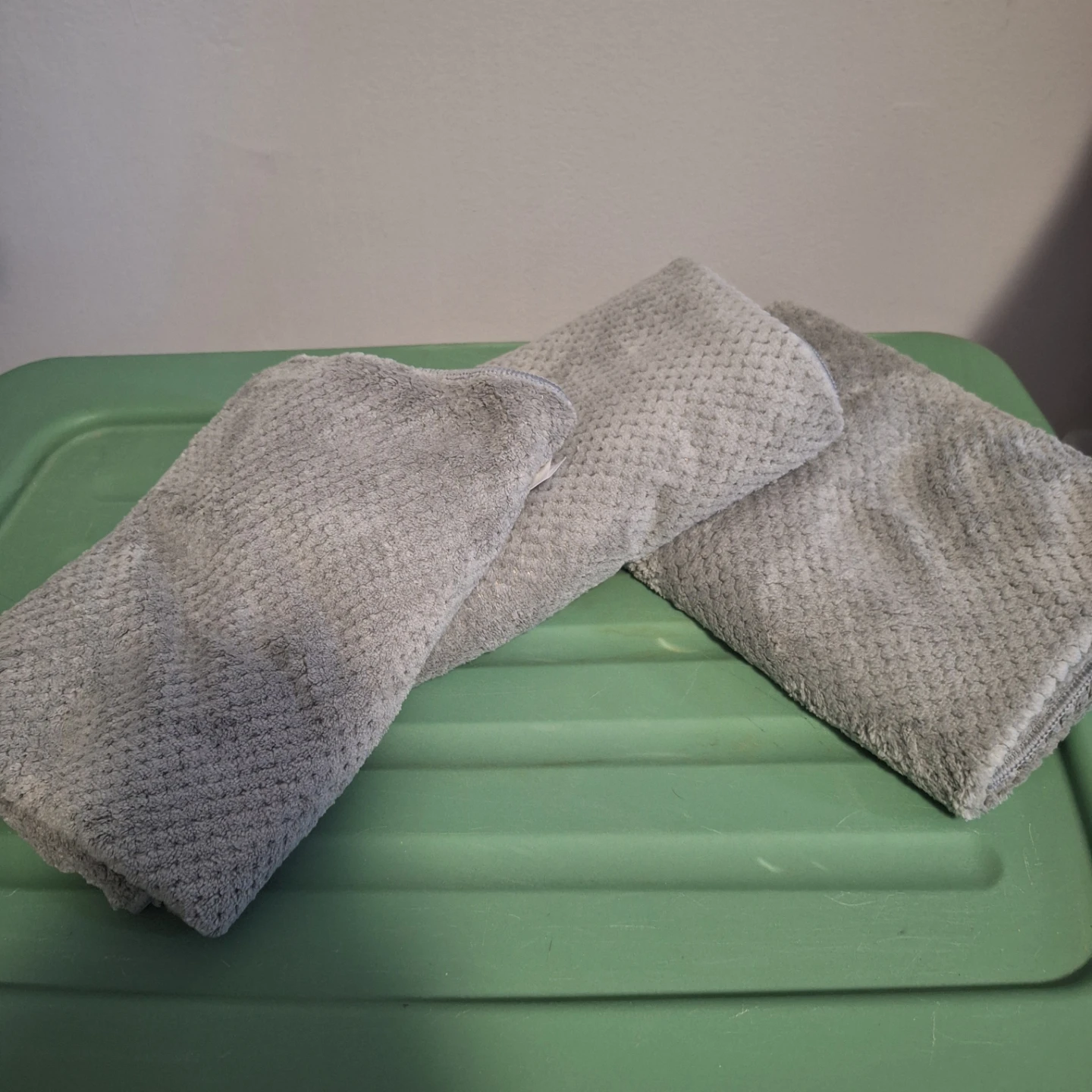 Grey Bath Towels - Quick Dry Microfiber