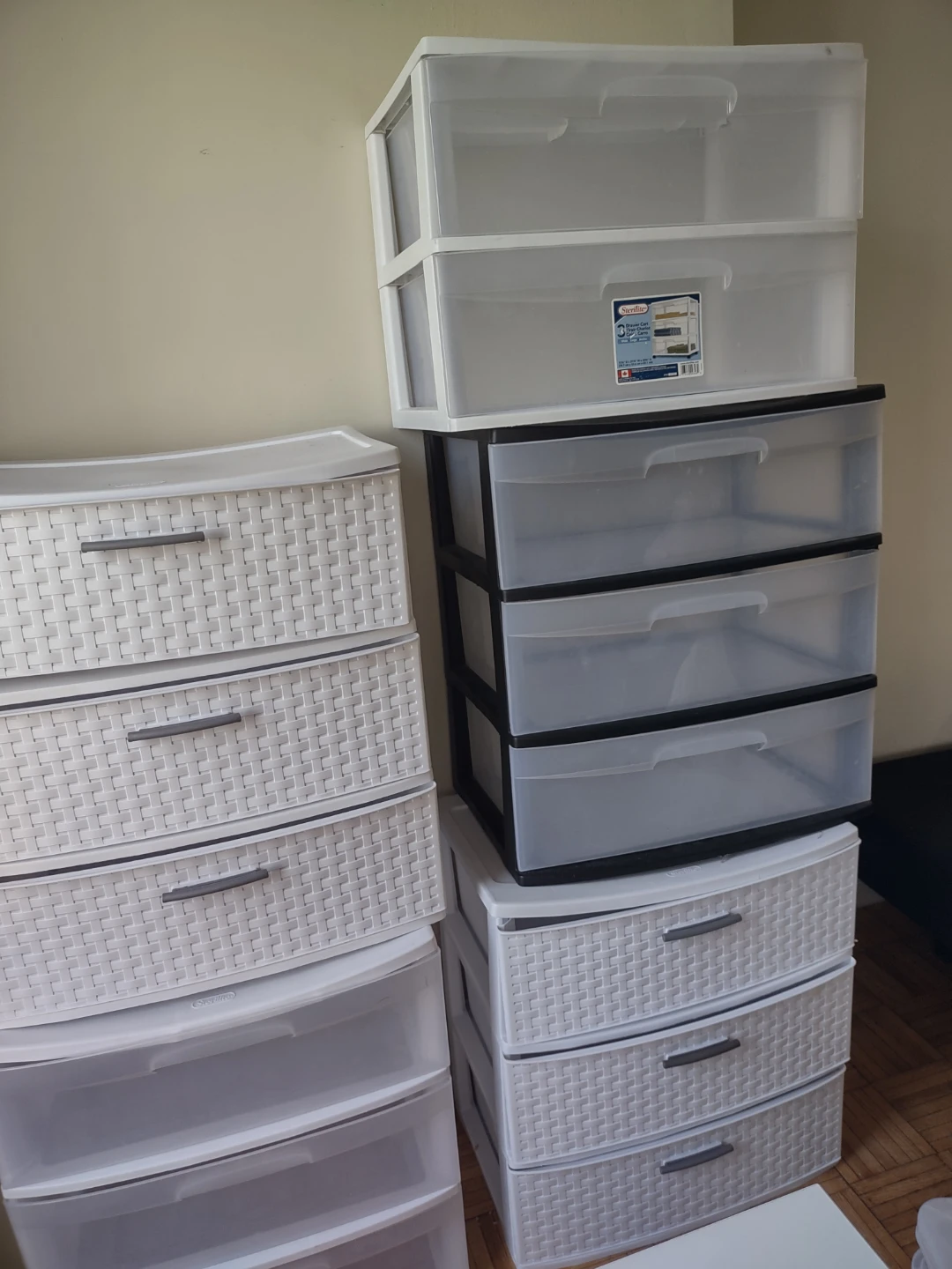 (Today)Big size Sterilite 3-Drawer Storage Carts - photo 4