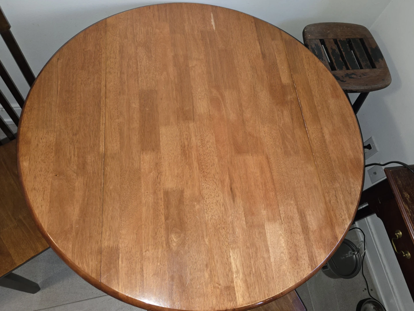 3 PC Espresso & Dirty Oak Dining Table Set - photo 5