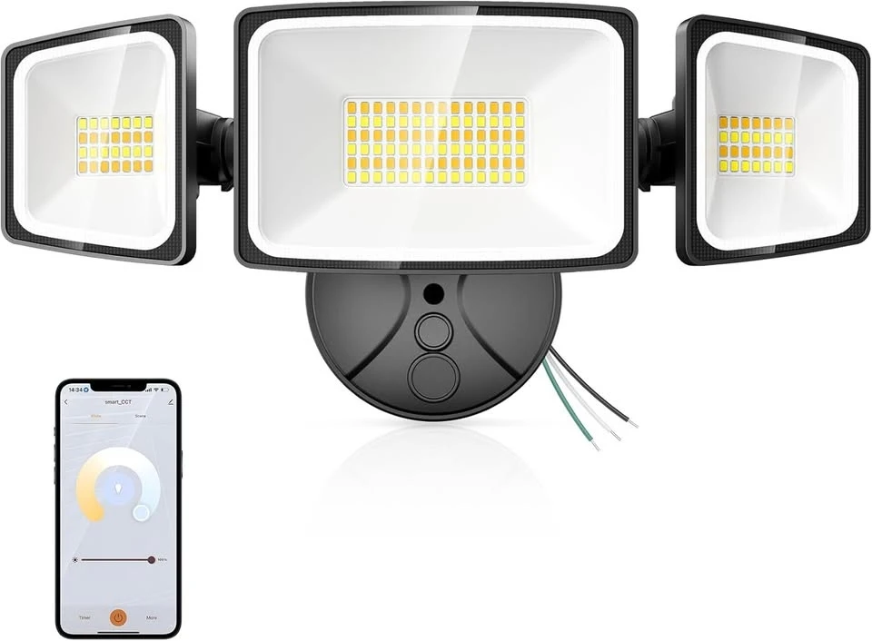 65W Smart WiFi Flood Light - Black