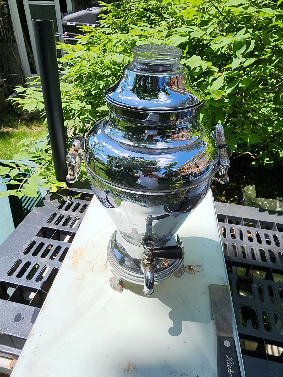 La Belle Silver Coffee Percolator