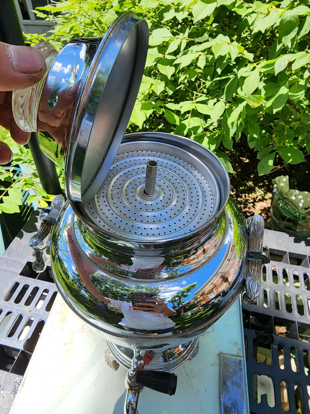 La Belle Silver Coffee Percolator - photo 2