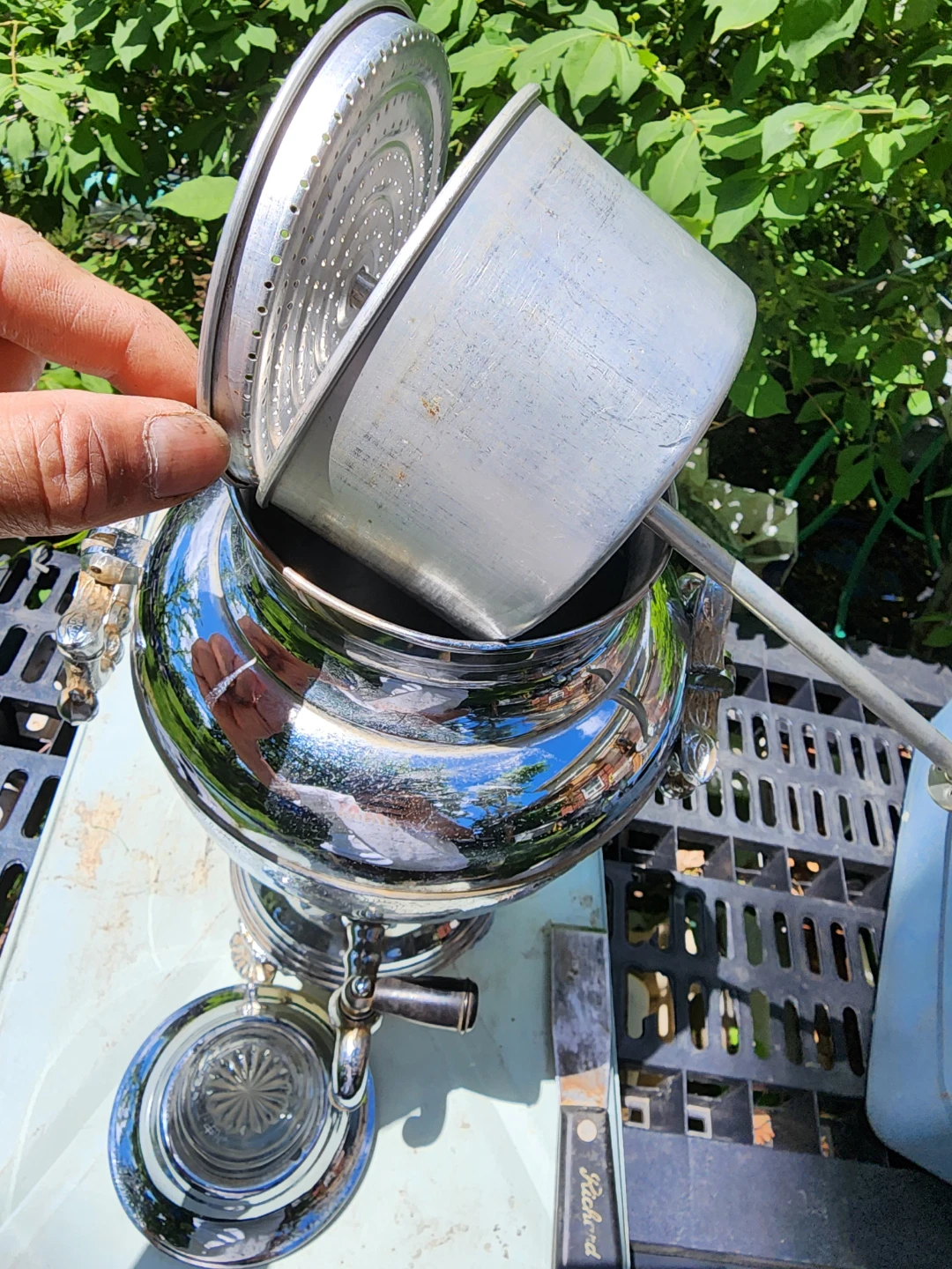La Belle Silver Coffee Percolator - photo 3