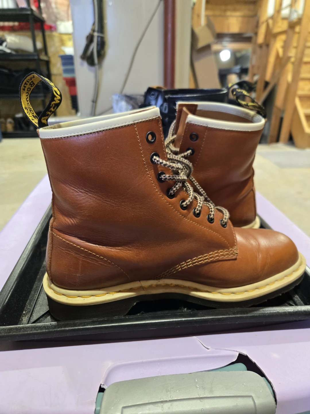 Dr. Martens Brown Leather Lace-Up Boots size 10 US - photo 2