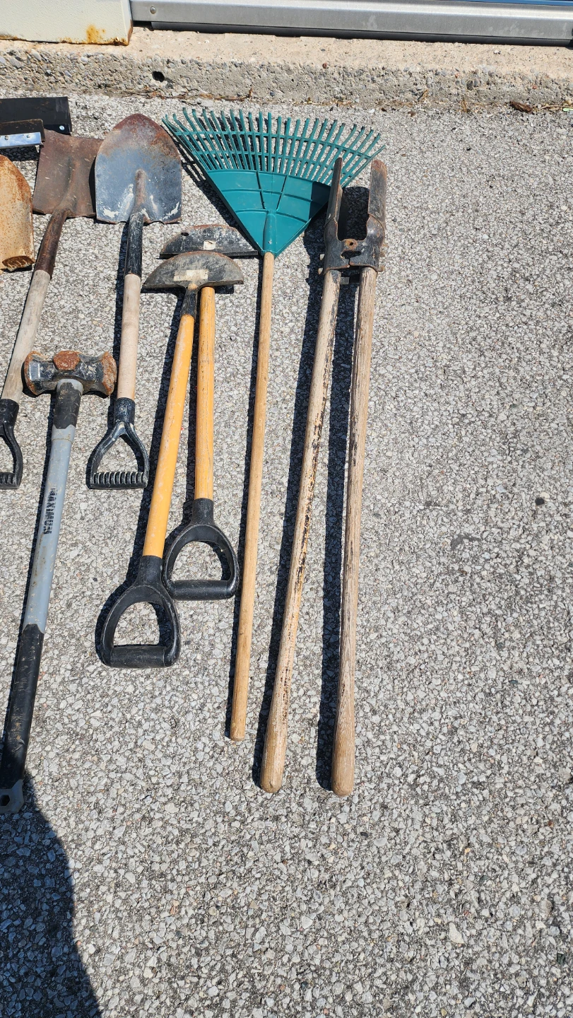 Assorted Garden Tools and Hammers - photo 3