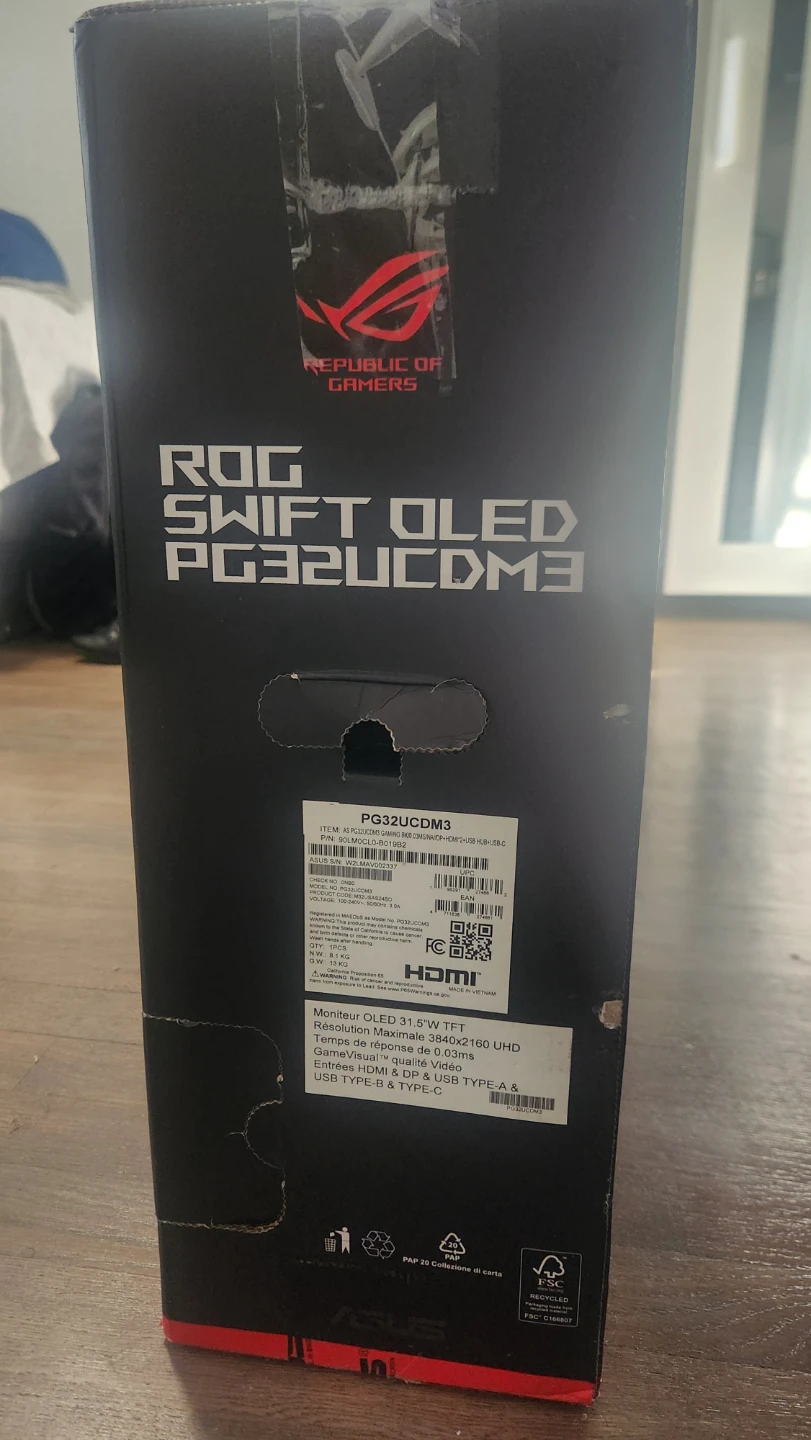 ASUS ROG Swift OLED PG32UCDM3 Gaming Monitor - photo 4