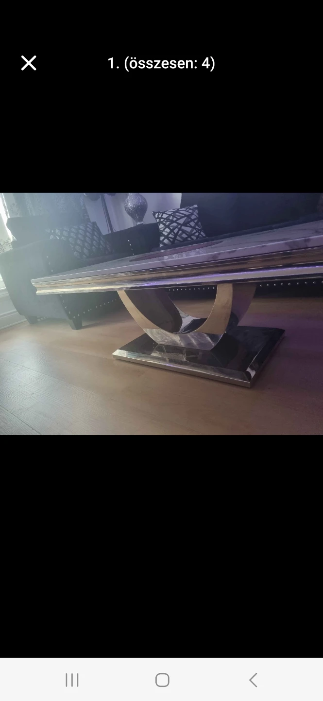 Marble coffee table