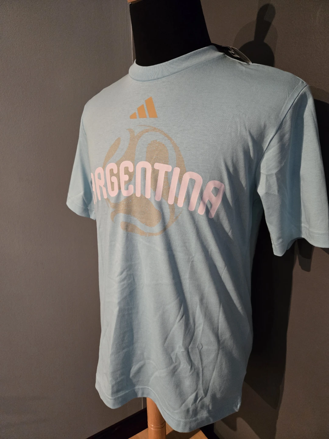 Adidas World Cup Soccer Argentina FIFA Football T-Shirt Size S - photo 2