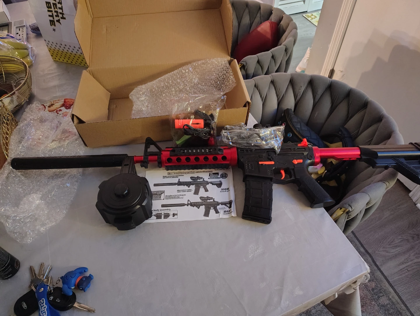 M416 Assault Rifle Toy Gel Blaster  ( Upgraded version).