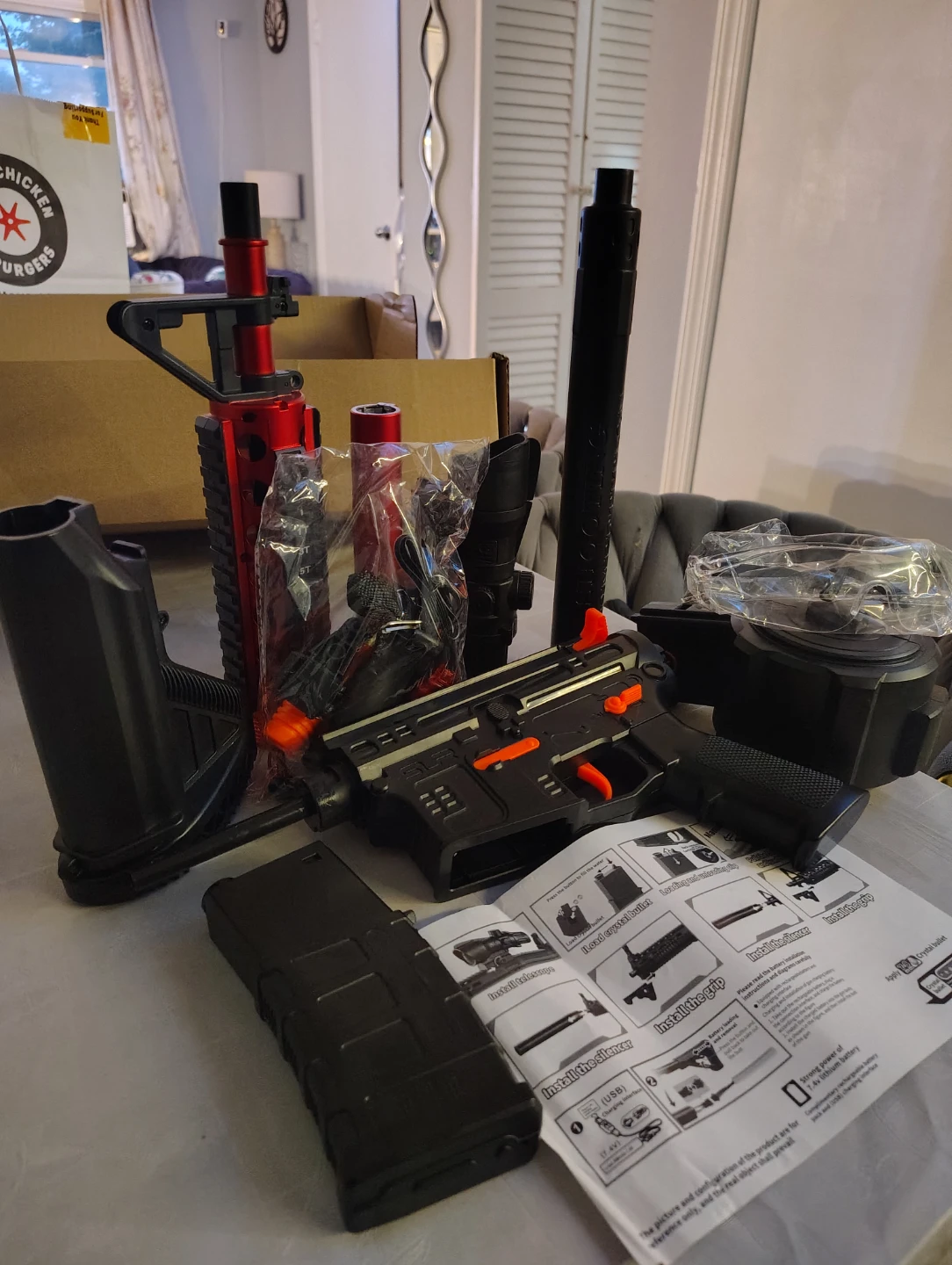 M416 Assault Rifle Toy Gel Blaster  ( Upgraded version). - photo 2
