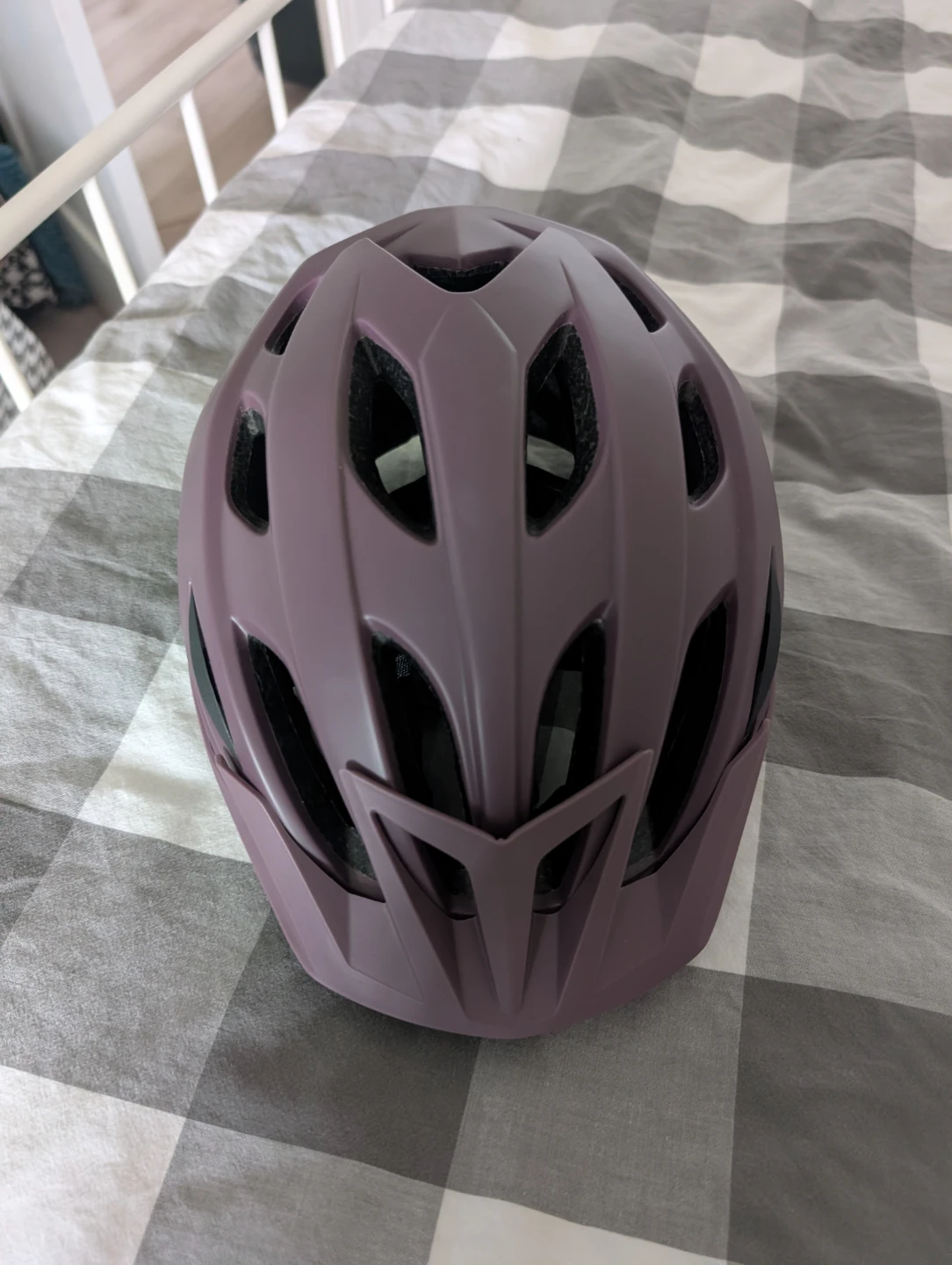 Purple Bike Helmet - used for 2 hrs only - one size