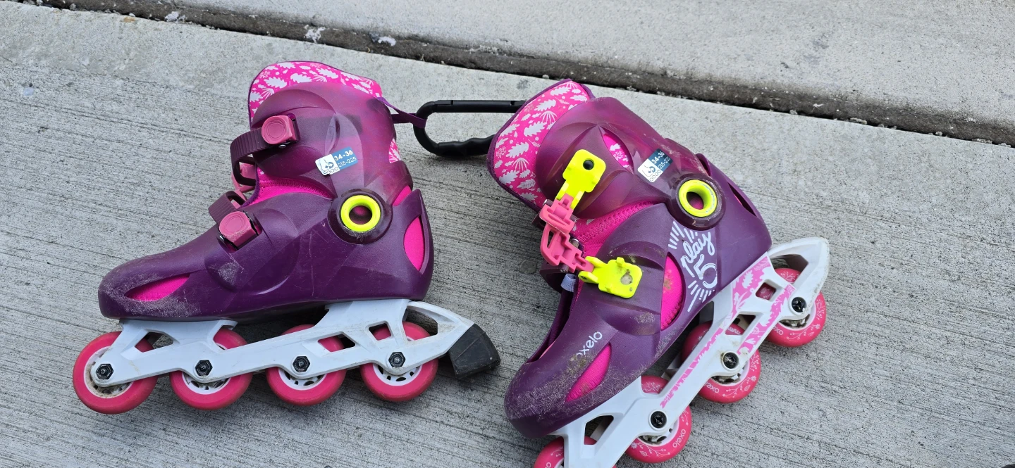 Decathlon Inline Skates - Pink/Purple - Size 34-36 - photo 2