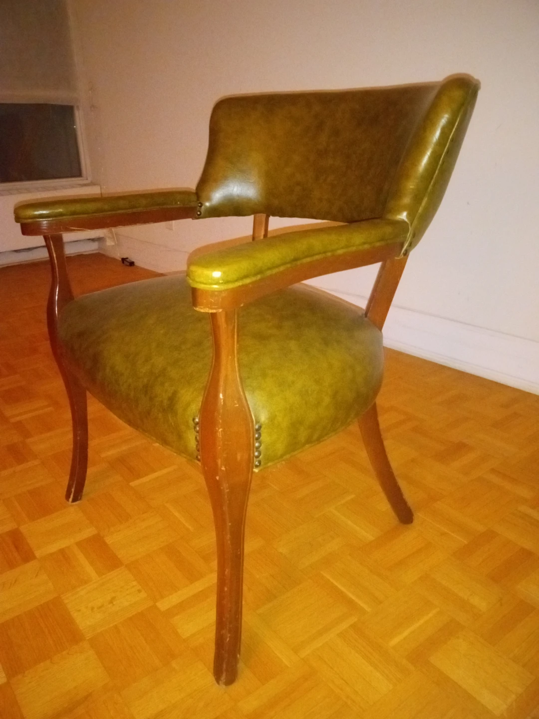 Vintage Green Armchair