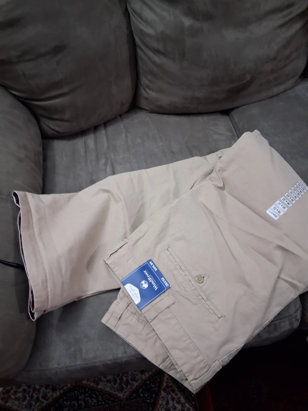 WindRiver Khaki Pants with Plaid Lining 38x32 - photo 3