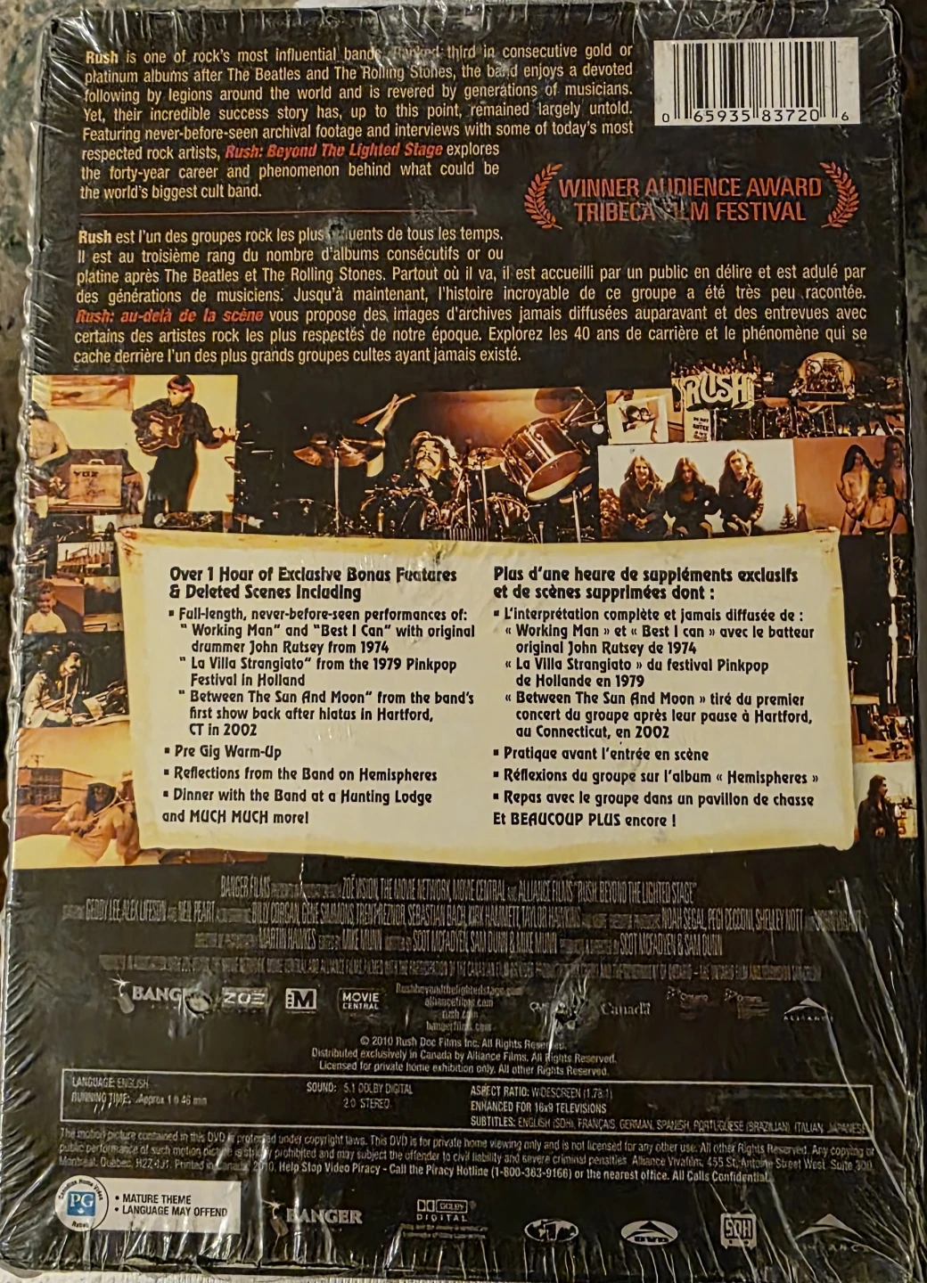 Rush Beyond the Lighted Stage DVD - photo 2