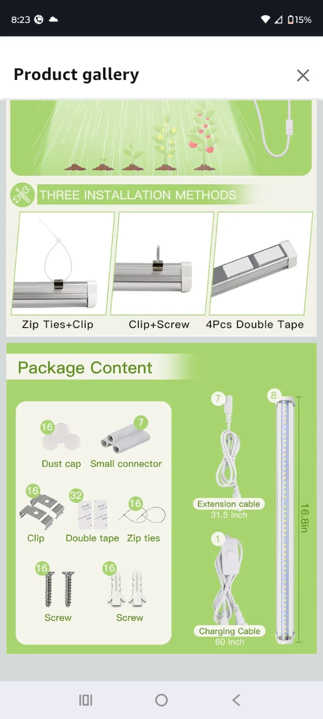 GYTF T5 LED Grow Light - White Full Spectrum Plant Light - photo 5
