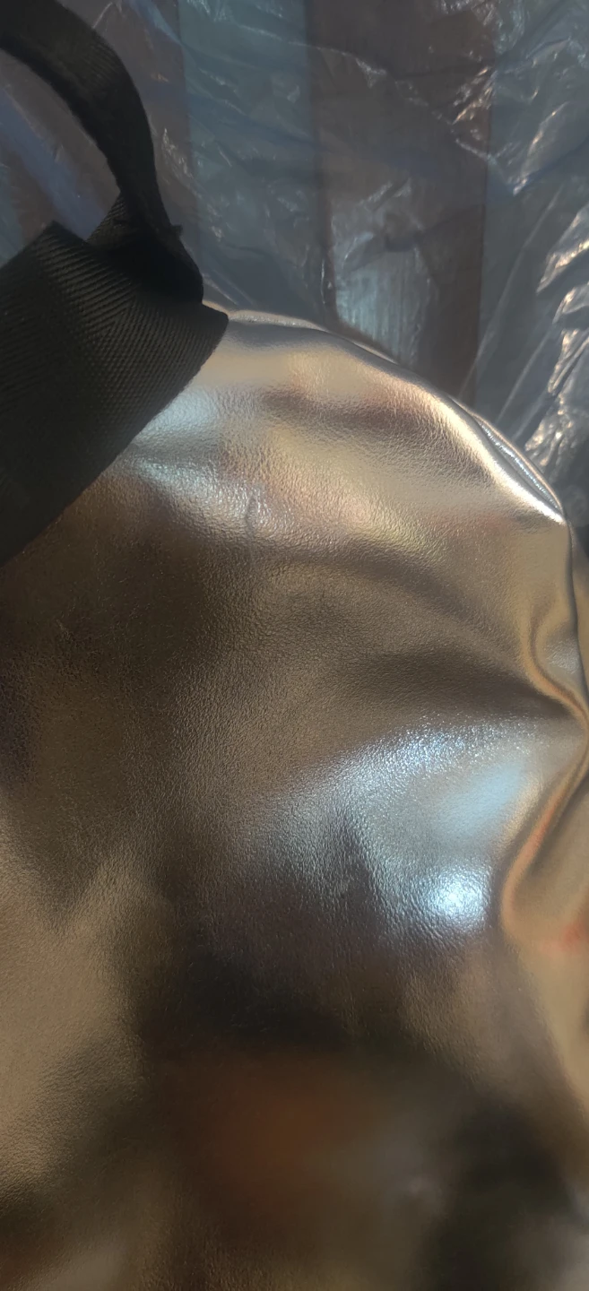 Kendall & Kylie Silver Metallic Backpack Large - photo 5