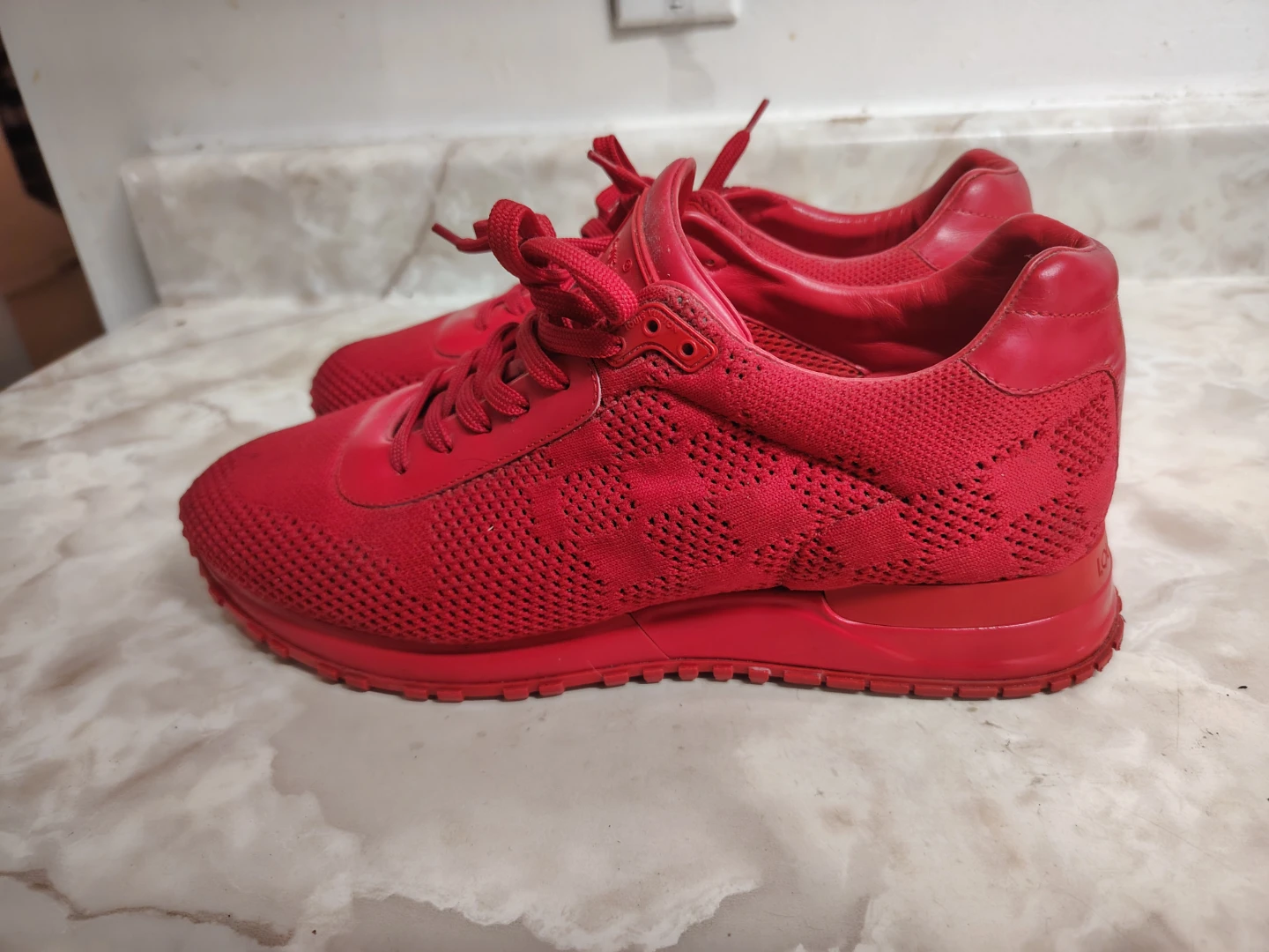 Louis Vuitton Red Sneakers