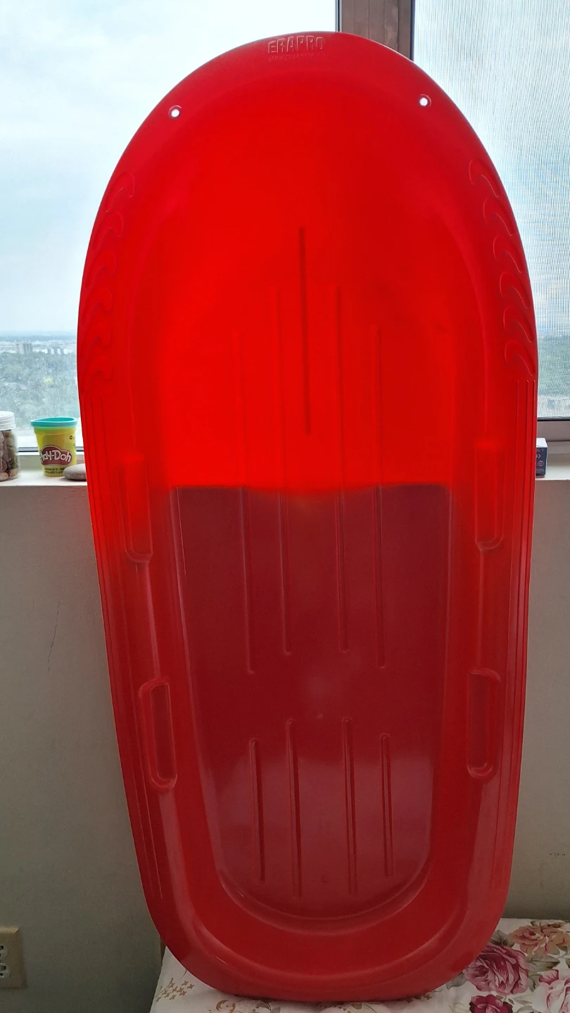 Red Toboggan Sled - photo 3