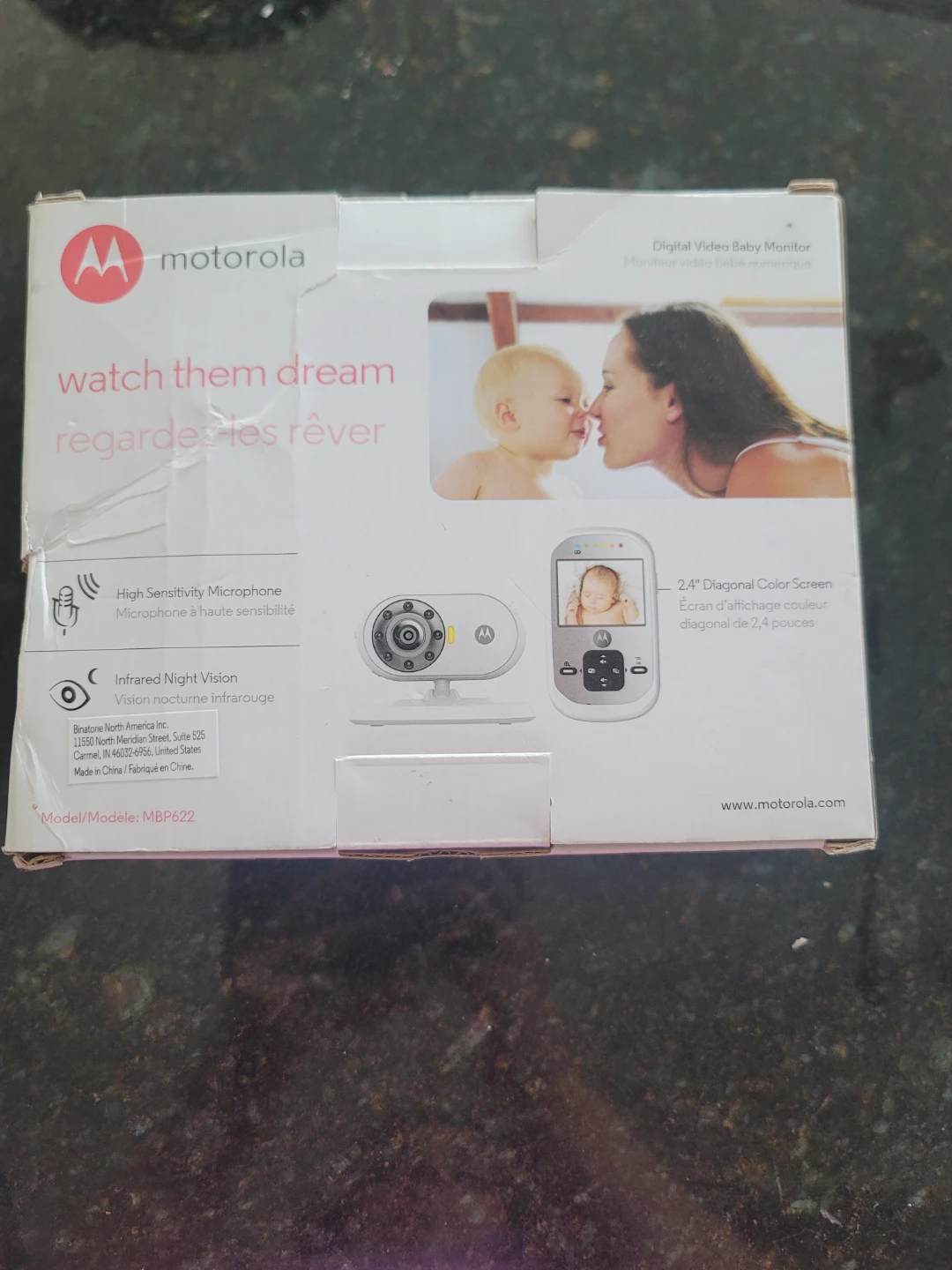 Motorola MBP622 Digital Video Baby Monitor